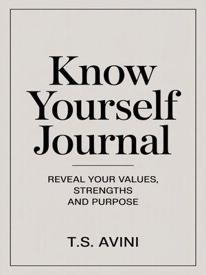 cover image of Know Yourself Journal